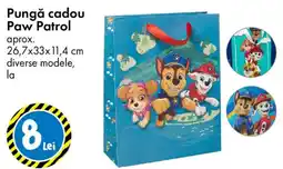 TEDI Paw Patrol pungă cadou Ofertă