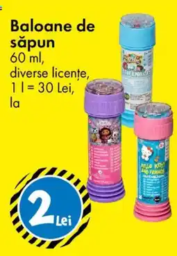 TEDI Baloane de săpun Ofertă