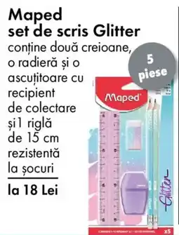 TEDI Maped set de scris Glitter Ofertă