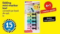 TEDI Edding mini-marker text Ofertă