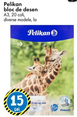 TEDI Pelikan bloc de desen Ofertă