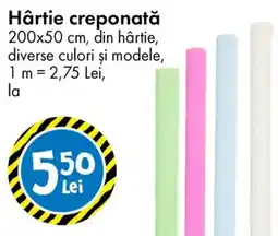 TEDI Hârtie creponată Ofertă