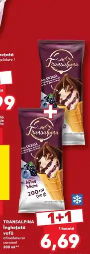 Kaufland Transalpina înghețată vafă Ofertă