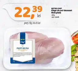 La Doi Pasi Metro chef piept de pui dezosat fără piele Ofertă
