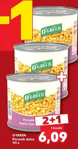 Kaufland O'green porumb dulce Ofertă