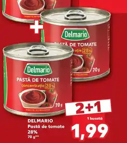 Kaufland Delmario pastă de tomate Ofertă