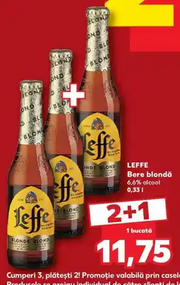 Kaufland Leffe Bere blondă Ofertă
