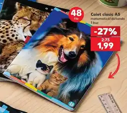 Kaufland Caiet clasic A5 matematică/dictando Ofertă