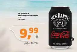 La Doi Pasi Jack Daniel's whiskey cu coca-cola Ofertă