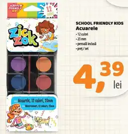 La Doi Pasi School Friendly Kids Acuarele Ofertă