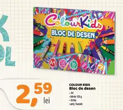 La Doi Pasi Colourkids bloc de desen Ofertă