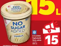 Kaufland K-classic înghețată fără zahăr vanilie Ofertă