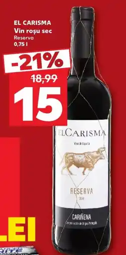 Kaufland El Carisma vin roșu sec reserva Ofertă