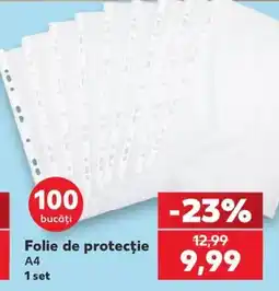 Kaufland Folie de protecție A4 Ofertă