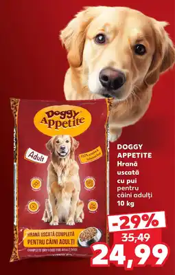 Kaufland Doggy Appetite Hrană uscată cu pui pentru câini adulți Ofertă