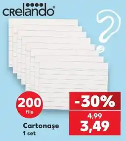 Kaufland Crelando cartonașe Ofertă