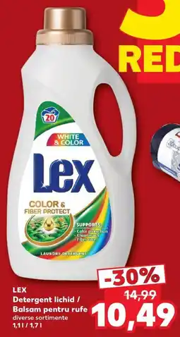 Kaufland Lex Detergent lichid / Balsam pentru rufe Ofertă