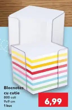 Kaufland Blocnotes cu cutie Ofertă
