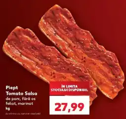 Kaufland Piept Tomato Salsa de porc, fără os feliat, marinat Ofertă