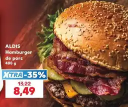 Kaufland Aldis hamburger de porc Ofertă