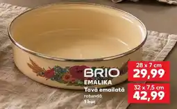 Kaufland Brio tava emailata rotunda Ofertă