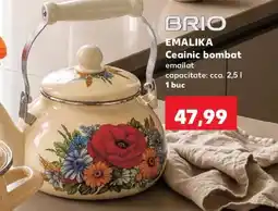 Kaufland Brio emalica ceainic bombat emailat Ofertă