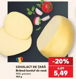 Kaufland Covalact de țară Brânză burduf de vacă Ofertă