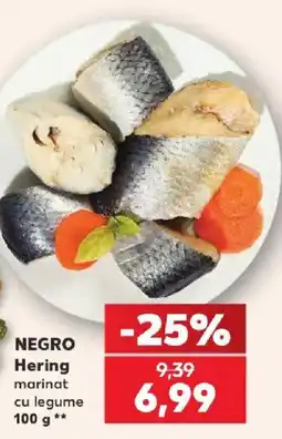 Kaufland Negro hering marinat cu legume Ofertă