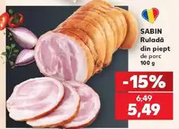 Kaufland Sabin ruladă din piept de porc Ofertă