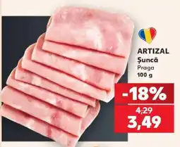 Kaufland Artizal Șuncă Praga Ofertă