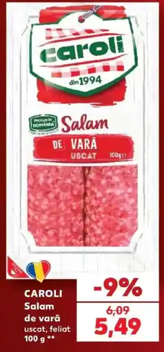 Kaufland Caroli salam de vară uscat Ofertă
