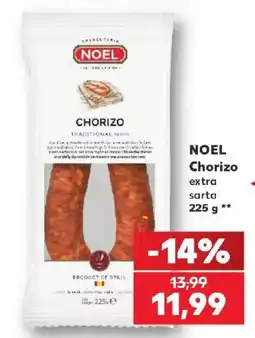 Kaufland Noel chorizo extra sarta Ofertă
