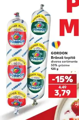Kaufland Gordon brânză topită diverse sortimente Ofertă