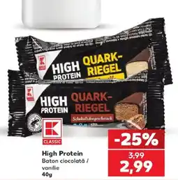 Kaufland K classic high protein quark-riegel Ofertă