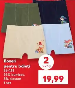 Kaufland Boxeri pentru băieți Ofertă