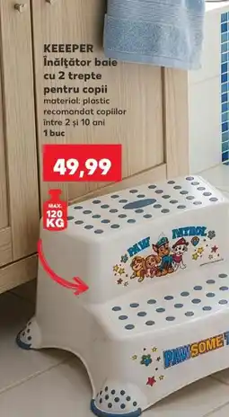 Kaufland KEEEPER Înălţător baie cu 2 trepte pentru copii Ofertă