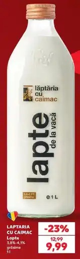 Kaufland Lăptăria cu Caimac Lapte Ofertă