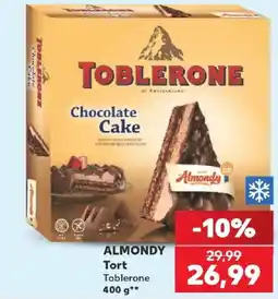 Kaufland Almondy tort toblерone Ofertă