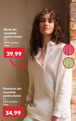 Kaufland Bluză din muselină pentru femei Ofertă