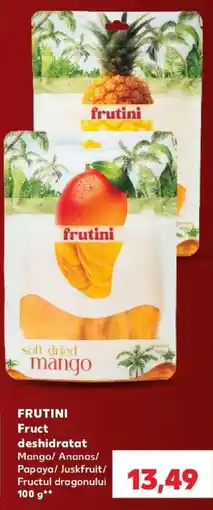 Kaufland Frutini Fruit deshidratat Ofertă