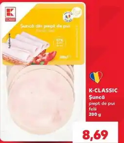 Kaufland K-classic șuncă piept de pui felii Ofertă