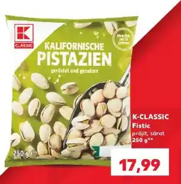 Kaufland K-classic fistic prăjit, sărat Ofertă