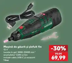 Kaufland Parkside mașină de găurit și șlefuit fin 12 V Ofertă