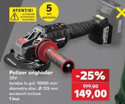 Kaufland Parkside polizor unghiular 20V Ofertă