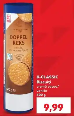 Kaufland K-classic biscuiti cremă cacao/vanilie Ofertă