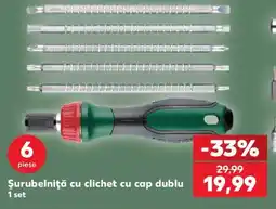 Kaufland Şurubelniţă cu clichet cu cap dublu Ofertă