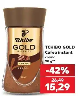 Kaufland Tchibo gold cafea instant crema Ofertă