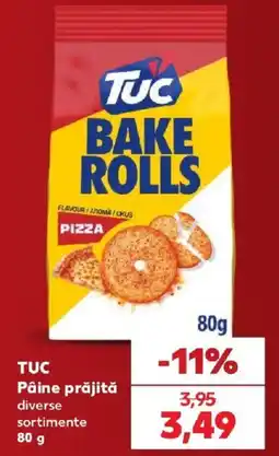 Kaufland Tuc bake rolls pizza Ofertă