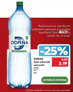 Kaufland Dorna apă minerală naturală Ofertă