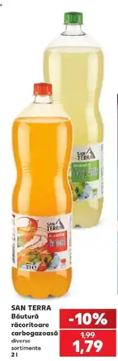 Kaufland San Terra băutură răcoritoare carbogazoasă diverse sortimente Ofertă